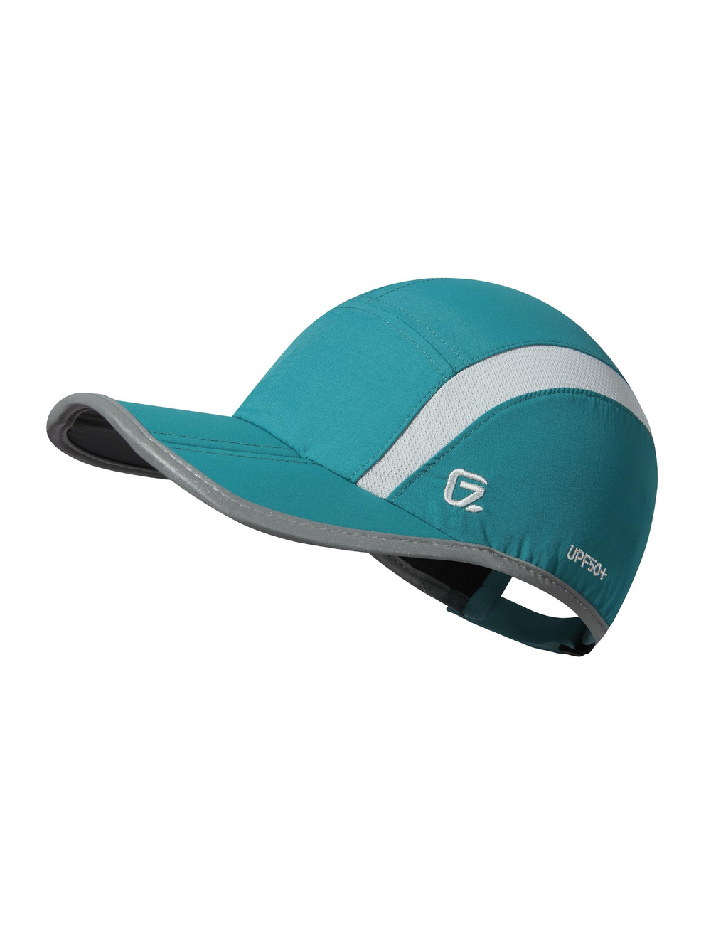 Reflective Folding Outdoor Hat Unstructured | Turquoise | Size 6 7/8-7 1/2